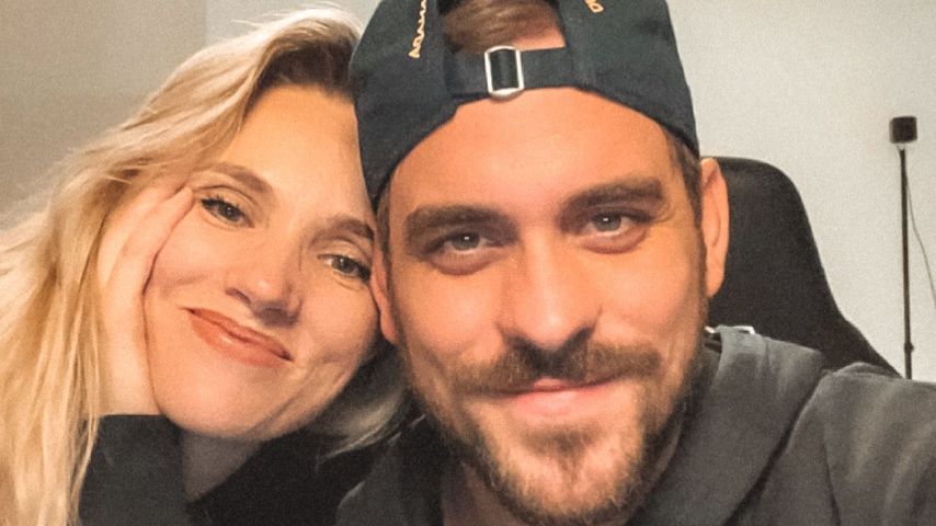Anna Hofbauer mit Marc Barthel im Dezember 2020