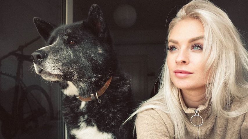 Anna Iffländer mit ihrem Hund
