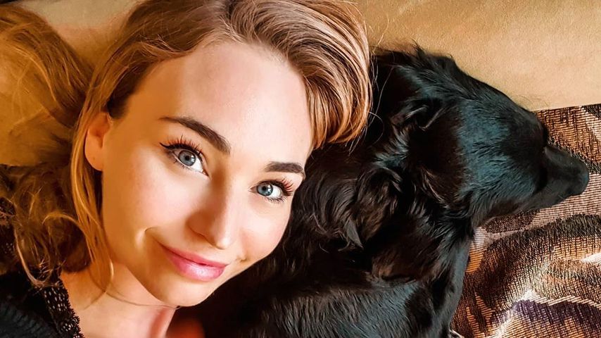Anna Juliana Jaenner mit ihrem Hund