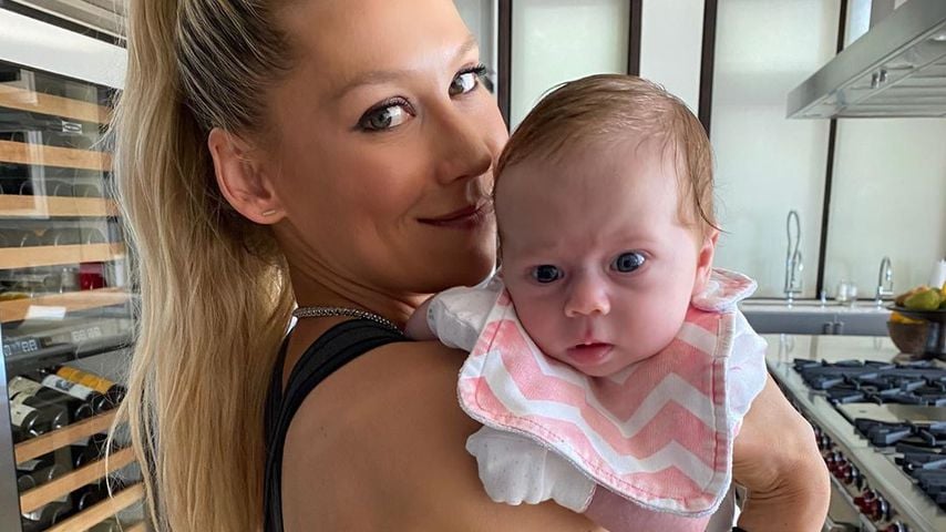 Anna Kournikova und ihre Tochter Mary im April 2020
