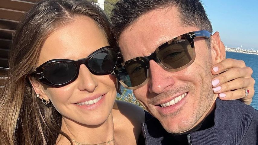 Anna Lewandowska und Robert Lewandowski im Februar 2023