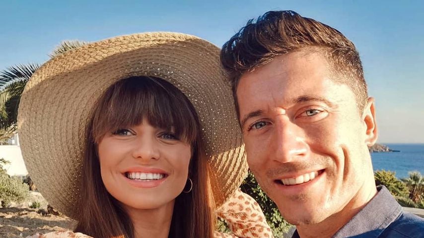Anna Lewandowska und Robert Lewandowski, Juni 2019