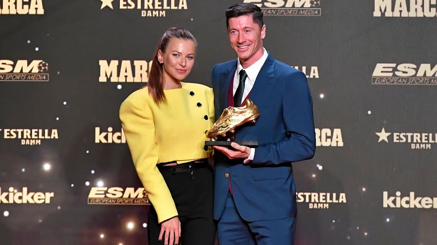 Anna Lewandowska und Robert Lewandowski, 2022