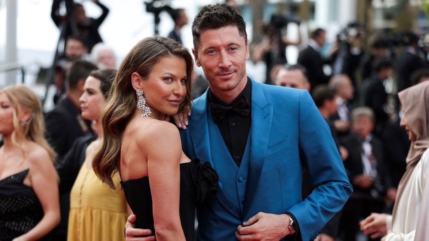 Anna und Robert Lewandowski  bei den Cannes Filmfestspielen, 2022