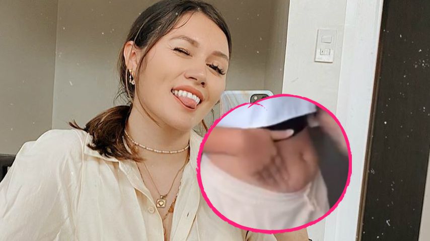 #bodypositivity: Anna Maria Damm lässt Bauch raushängen!