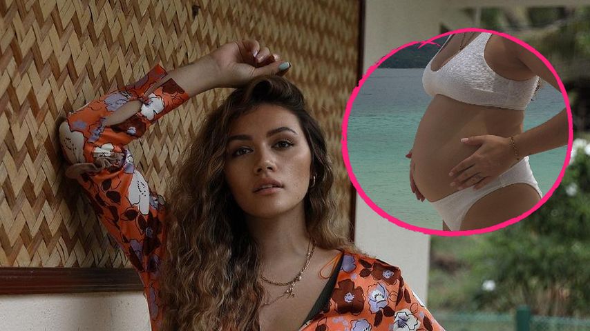 Zweites Baby: Anna Maria Damm zeigt den Babybauch im Bikini