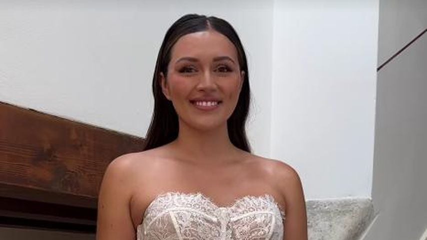 Anna Maria Damm im Hochzeitskleid