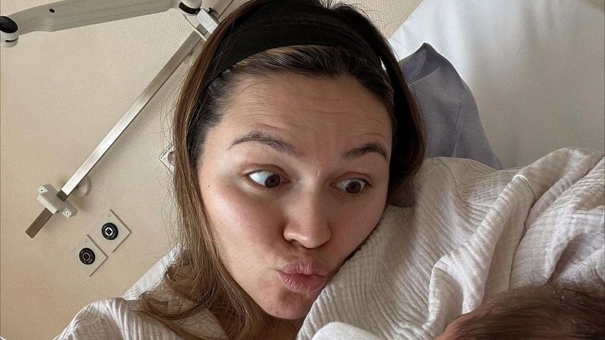 Anna Maria Damm und ihr Baby im Jahr 2023