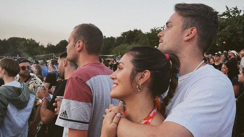 Influencerin Anna Maria Damm mit ihrem Partner Julian Gutjahr