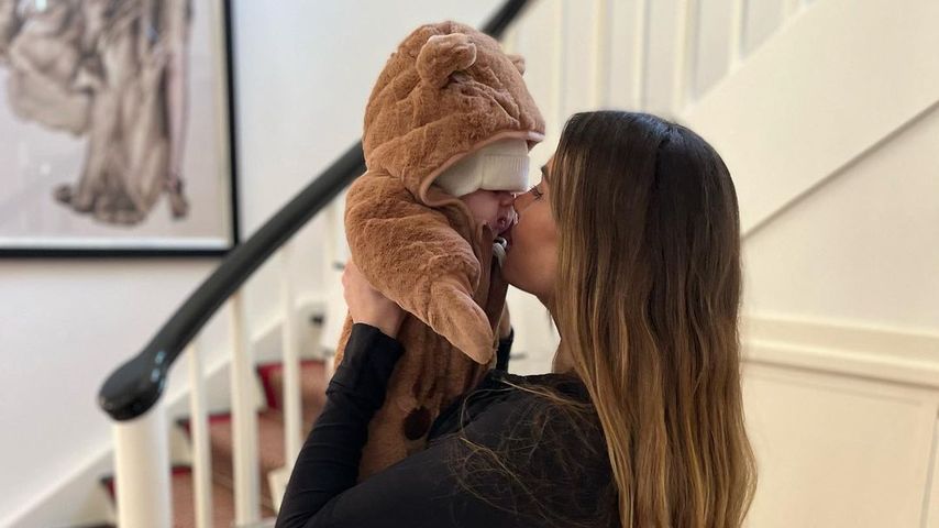 Anna-Maria Ferchichi mit ihrer Tochter Naima im Februar 2022
