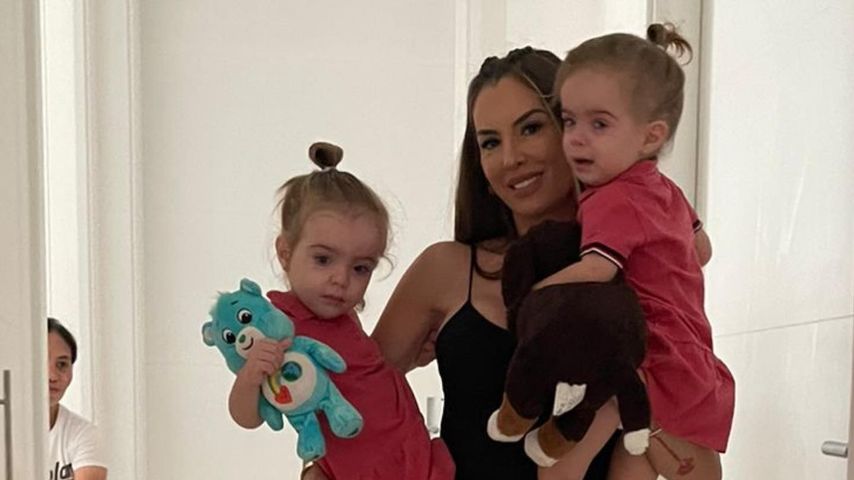 Anna-Maria Ferchichis Drillinge starten bald die Vorschule