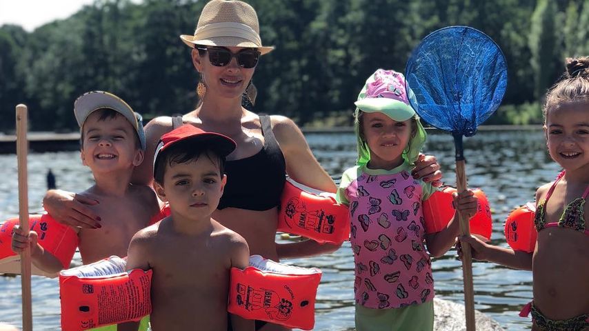 Anna-Maria Ferchichi mit vier ihrer Kids