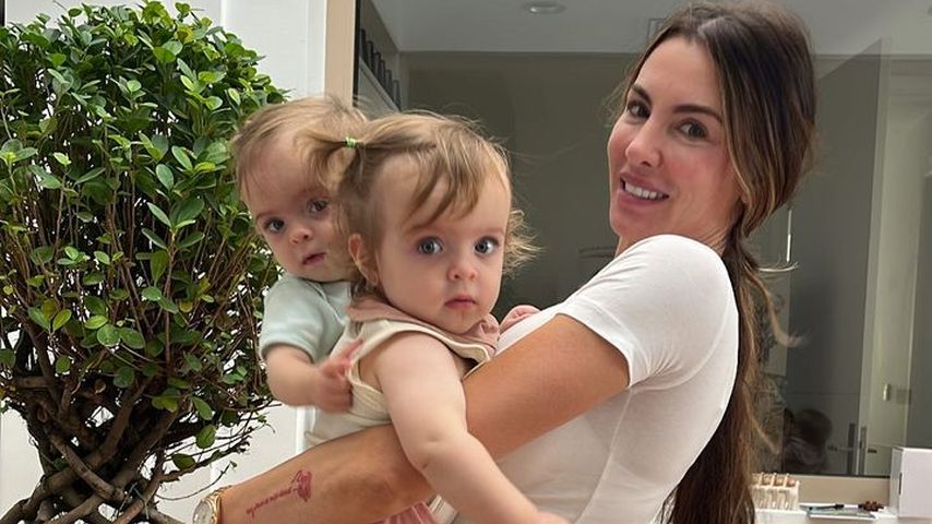 Anna-Maria Ferchichi mit zwei ihrer Töchter