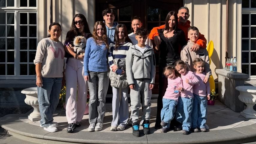Anna-Maria Ferchichi und Bushido mit ihren Kindern, April 2026