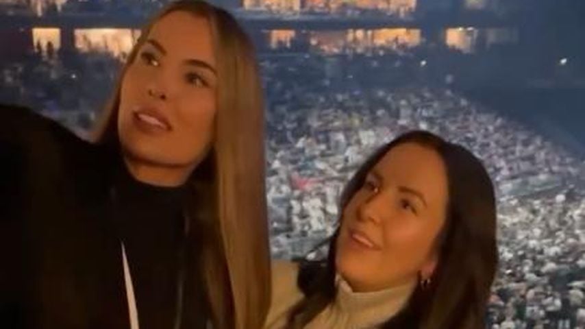 Anna-Maria Ferchichi und Kim Devlin-Mania beim Bushido-Konzert, März 2024