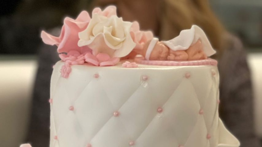 Anna-Maria Ferchichis Babyparty-Torte