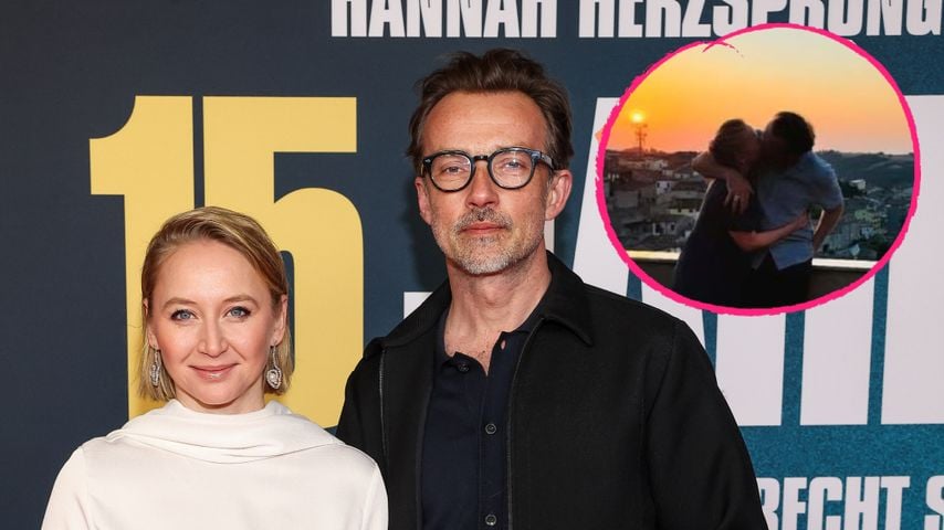Anna Maria Mühe teilt ein seltenes Kussfoto mit ihrem Lucas!