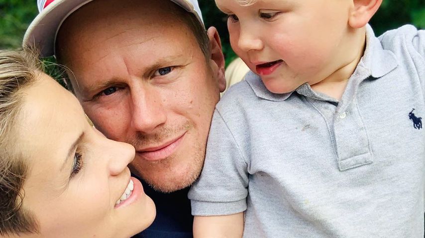 Anna-Maria Zimmermann mit ihrem Mann Christian und ihrem Sohn Matti
