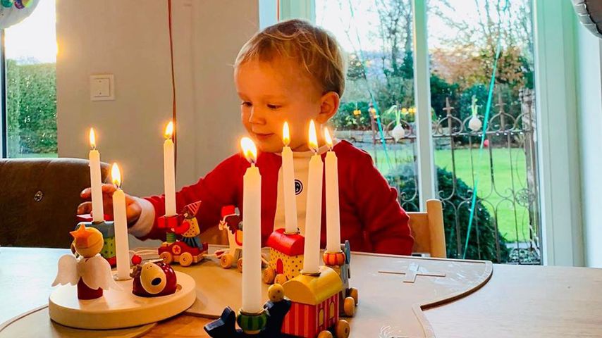 Anna-Maria Zimmermanns Sohn Matti im Dezember 2019