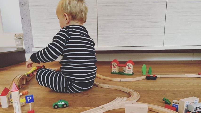 Anna-Maria Zimmermanns Sohn Matti im September 2019