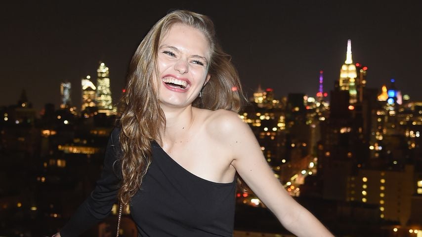 Anna Mila Guyenz, Schwiegertochter von Ursula Karven, beim Champions Wear Boss Event in New York City, 2018