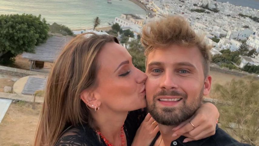 Anna Rossow und Dominik Stuckmann im August 2020 in Griechenland