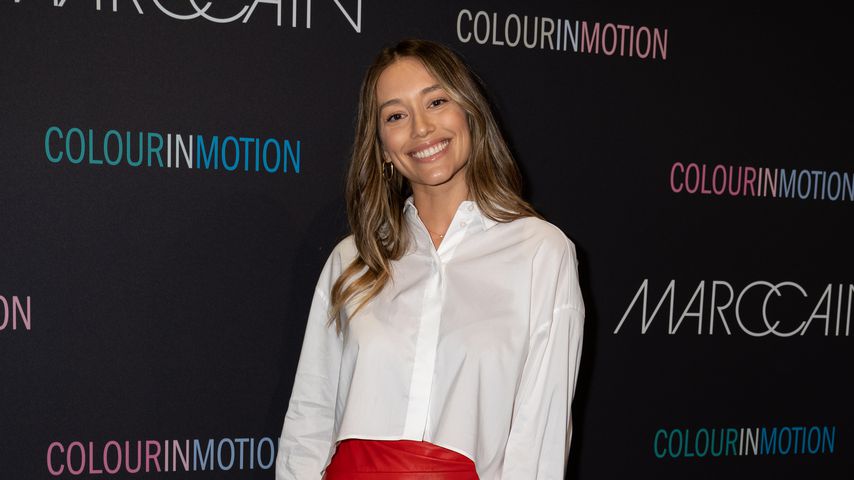Anna Schürrle bei der Fashionshow von Marc Cain