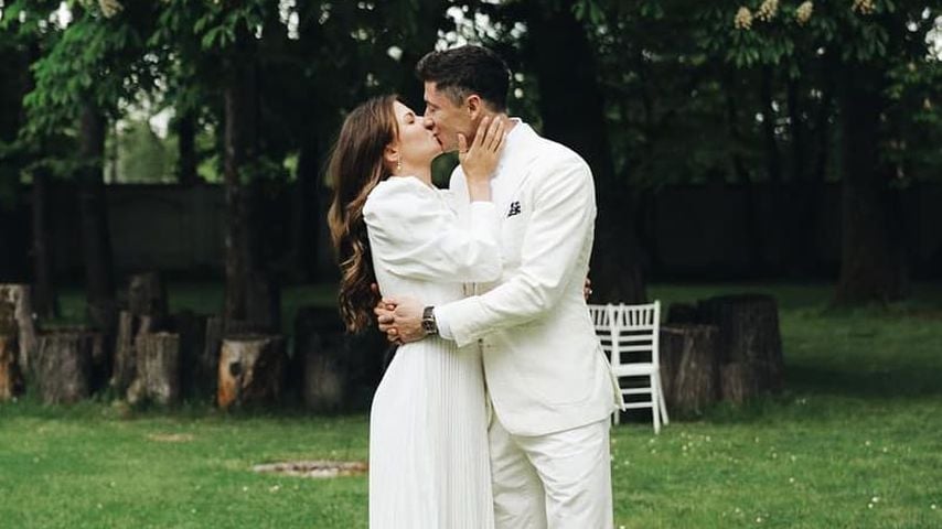 Robert Lewandowski und seine Frau Anna