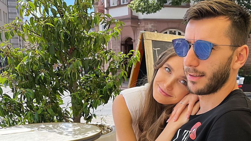 Anna Wilken mit ihrem Mann Sargis