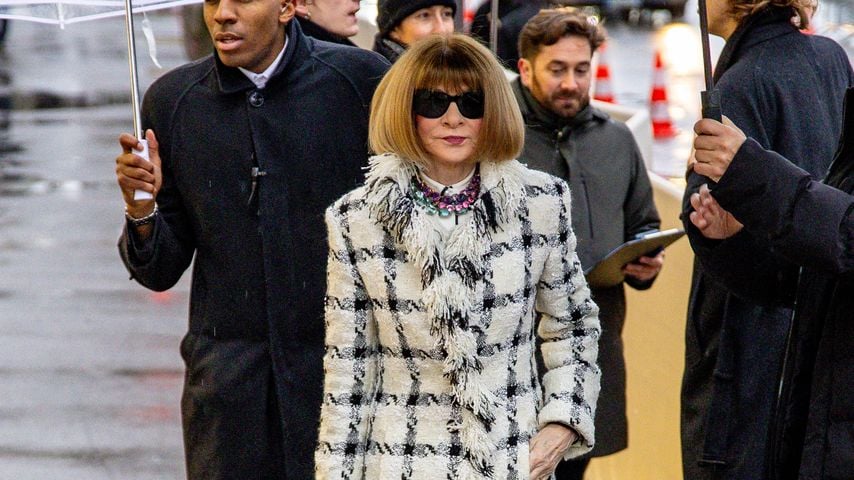 Anna Wintour bei der Chanel Haute Couture Frühjahr/Sommer 2026 während der Paris Fashion Week im Grand Palais