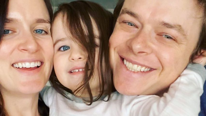 Anna Wood mit Tochter Bowie und ihrem Mann Dane DeHaan im März 2020