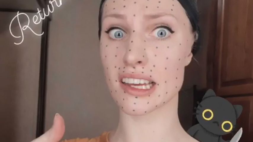 Annabelle Strutt während des "Cats"-Drehs