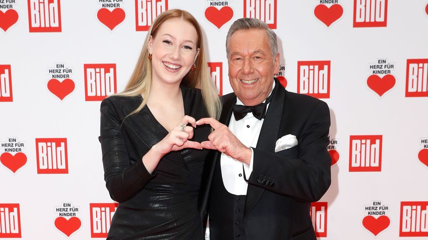 Annalena Kaiser und ihr Vater Roland Kaiser, Dezember 2021
