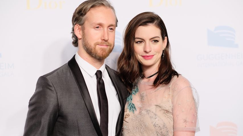 Anne Hathaway und ihr Ehemann Adam Shulman in New York