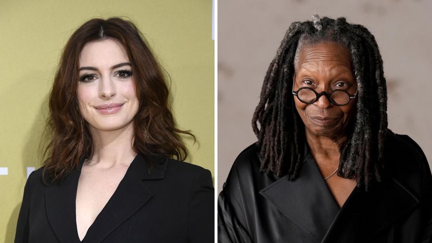 Schwangere Anne Hathaway muss wegen Whoopi Goldberg weinen