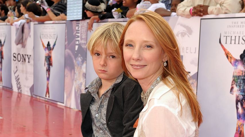 Anne Heche mit ihrem Sohn Homer im Oktober 2009