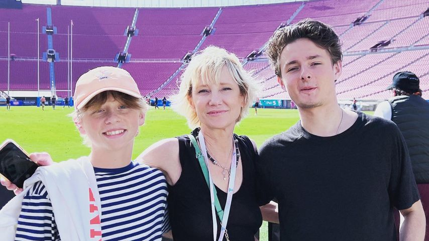 Anne Heche mit ihren beiden Söhnen Atlas und Homer