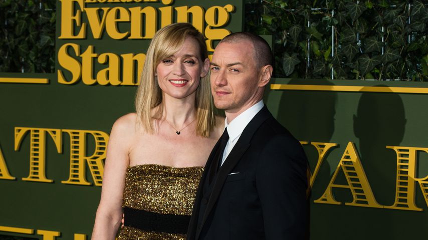 Anne-Marie Duff und James McAvoy 2015 in London
