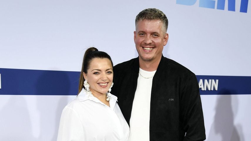 Anne Menden und Gustav Masurek auf der Bertelsmann Party 2025