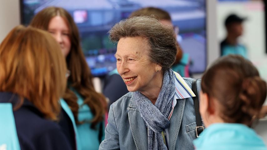 Geschwisterauftritt: Prinzessin Anne mit Edward in Glasgow