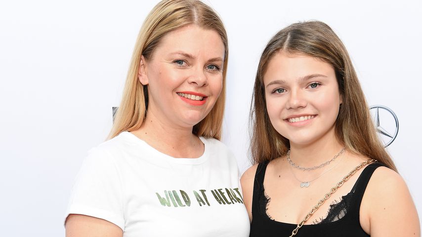 Anne-Sophie Briest und ihre Tochter Faye Montana, Juli 2018