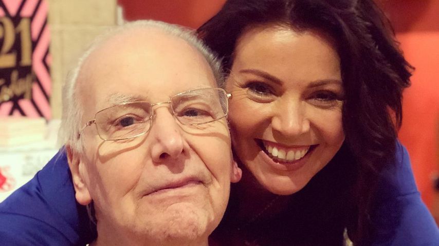 Anne Twist mit ihrem Vater Brian Selly