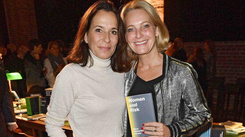 Anne Will mit Gattin Miriam Meckel in Berlin, Oktober 2018