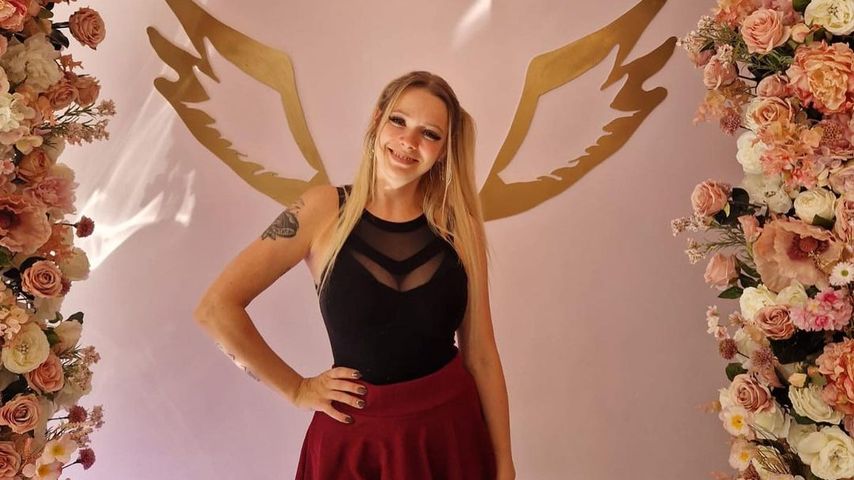 Anne Wünsche bei der Eröffnung vom "Glitzer Café"