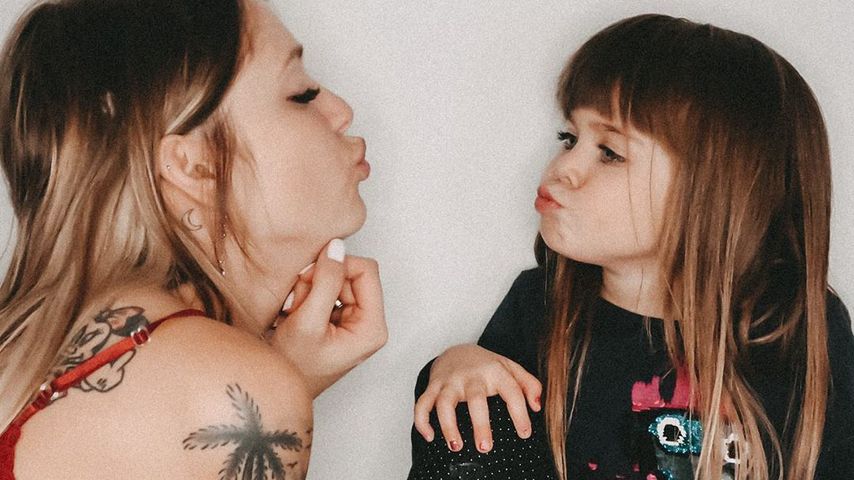 Anne Wünsche und ihre Tochter Juna