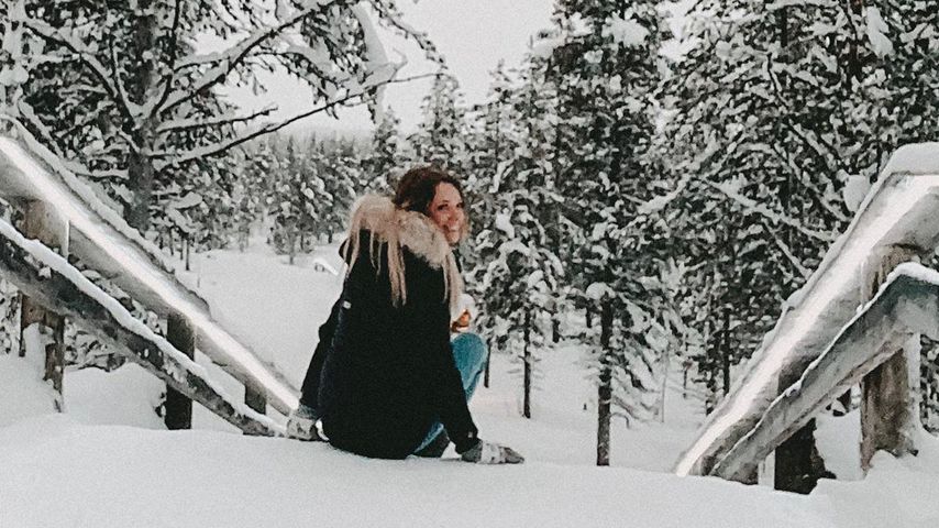 Im Finnland-Urlaub: Anne Wünsche ist total nachdenklich