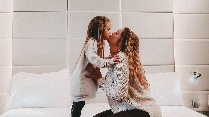 Anne Wünsche mit ihrer Tochter Juna