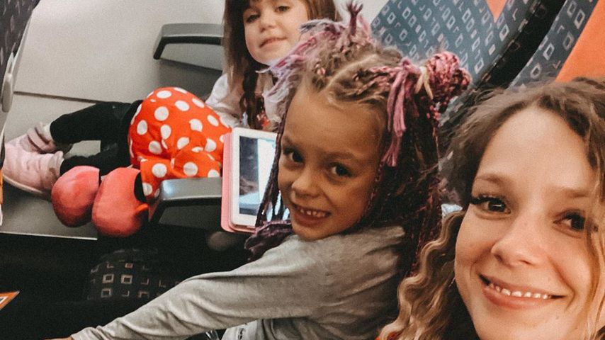 Anne Wünsche mit ihren Töchter Juna und Miley