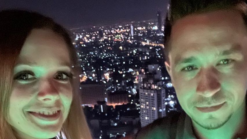 Anne Wünsche und ihr Freund Karim in Bangkok, Januar 2022