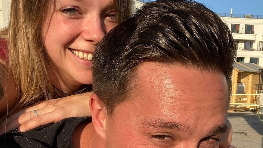 Anne Wünsche und ihr Freund Karim im Sommer 2021